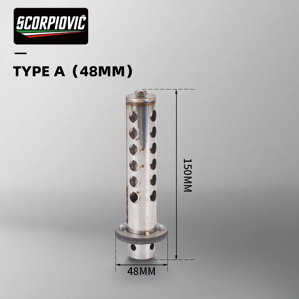 

Выхлопная труба мотоцикла, без шнуровки, катализатор, ремонт, глушитель 48/51 мм, вставной тип DB Killer, аксессуары для выхлопной трубы