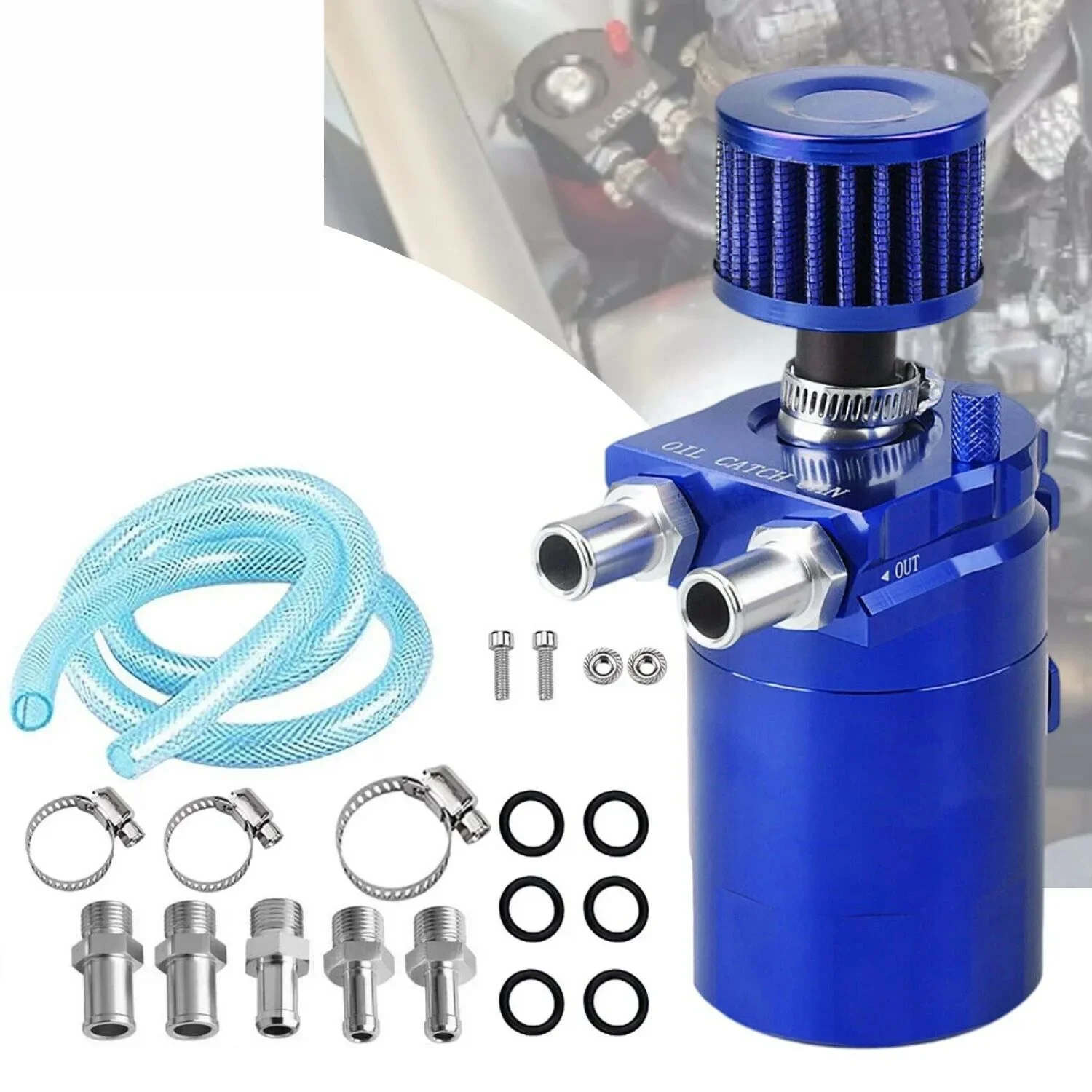 Масляный фильтр из алюминиевого сплава резервуар для топливного уловли