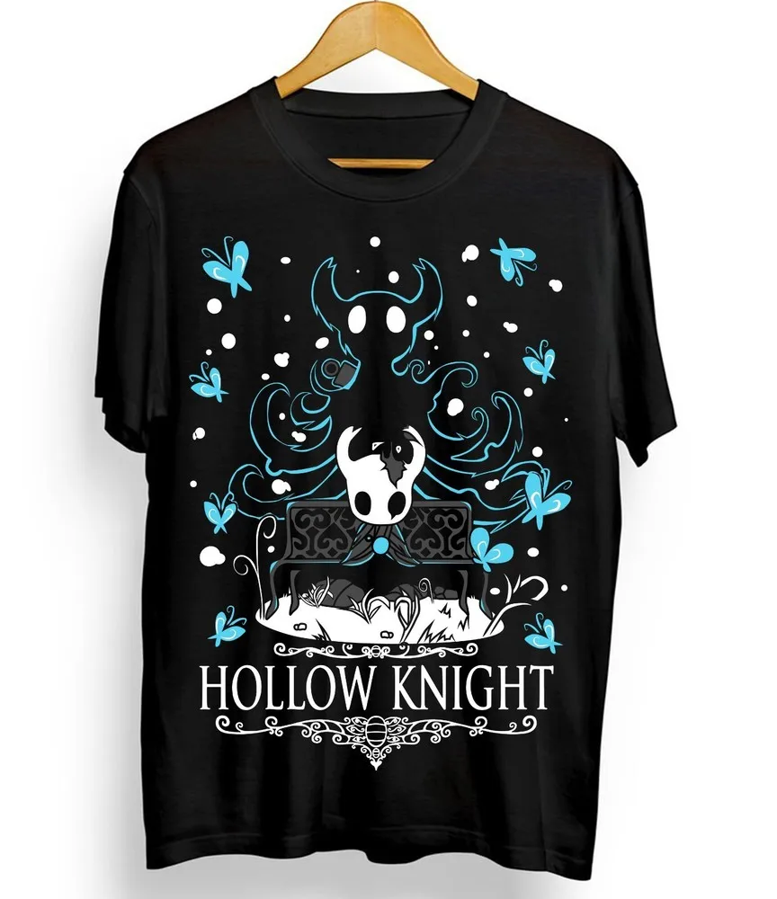 Фото Игровая футболка унисекс Hollow Knight, топ для инди-девочек, лучшие подарки, рубашка всех размеров №2