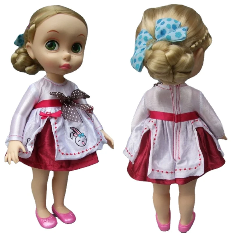 Doll clothes dress for 16-inch 40CM Sharon princess doll dress shoes for Cinderella Princess Belle Rapunzel Snow white Elsa Anna