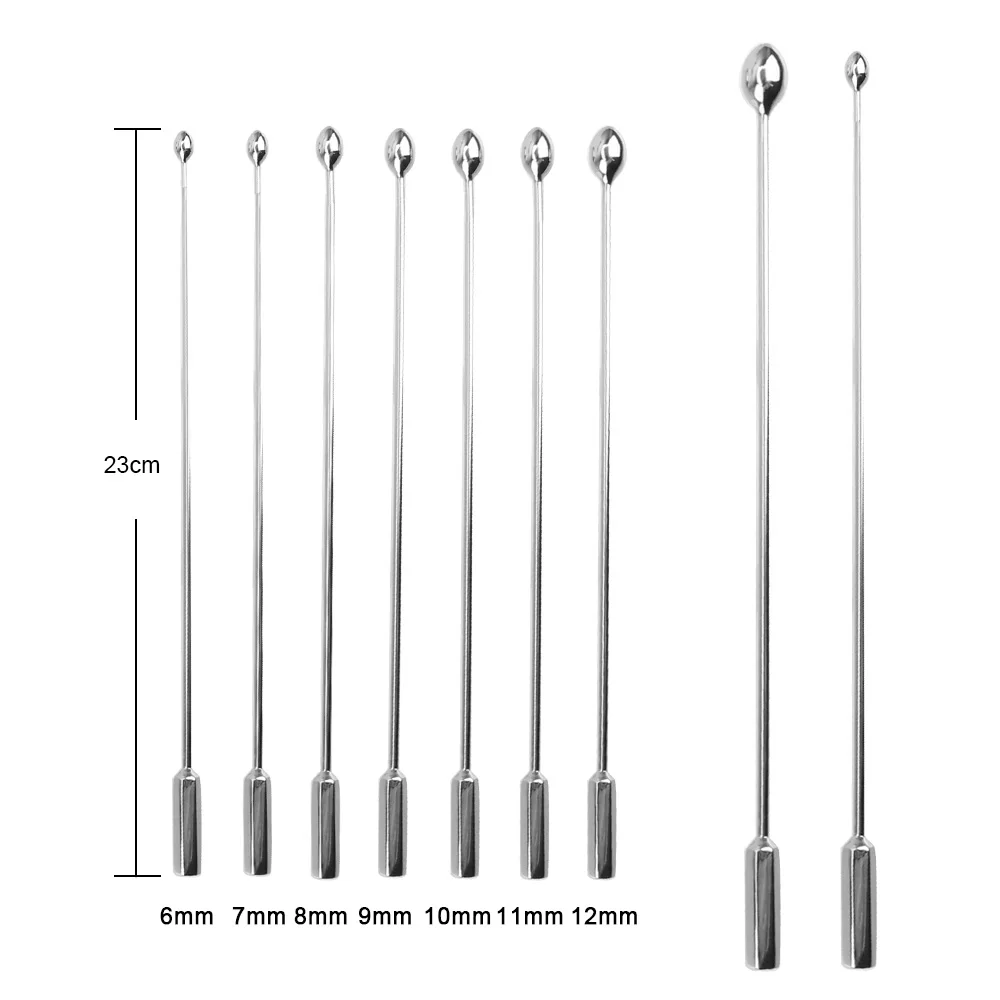 

Male Urethral Dilator Penis Plug Sounding Horse Eye Stimulation Sex Toys for Men Metal Urethral Catheter Masturbator