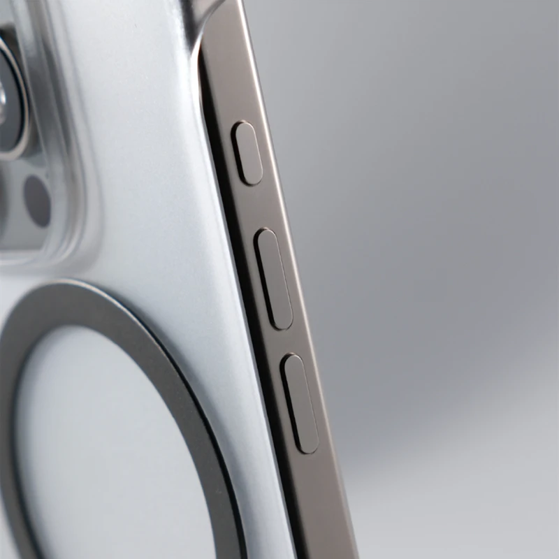 Ультратонкий чехол MagSafe без рамок для iPhone 16 pro max 15 14 Pro 13 беспроводная зарядка