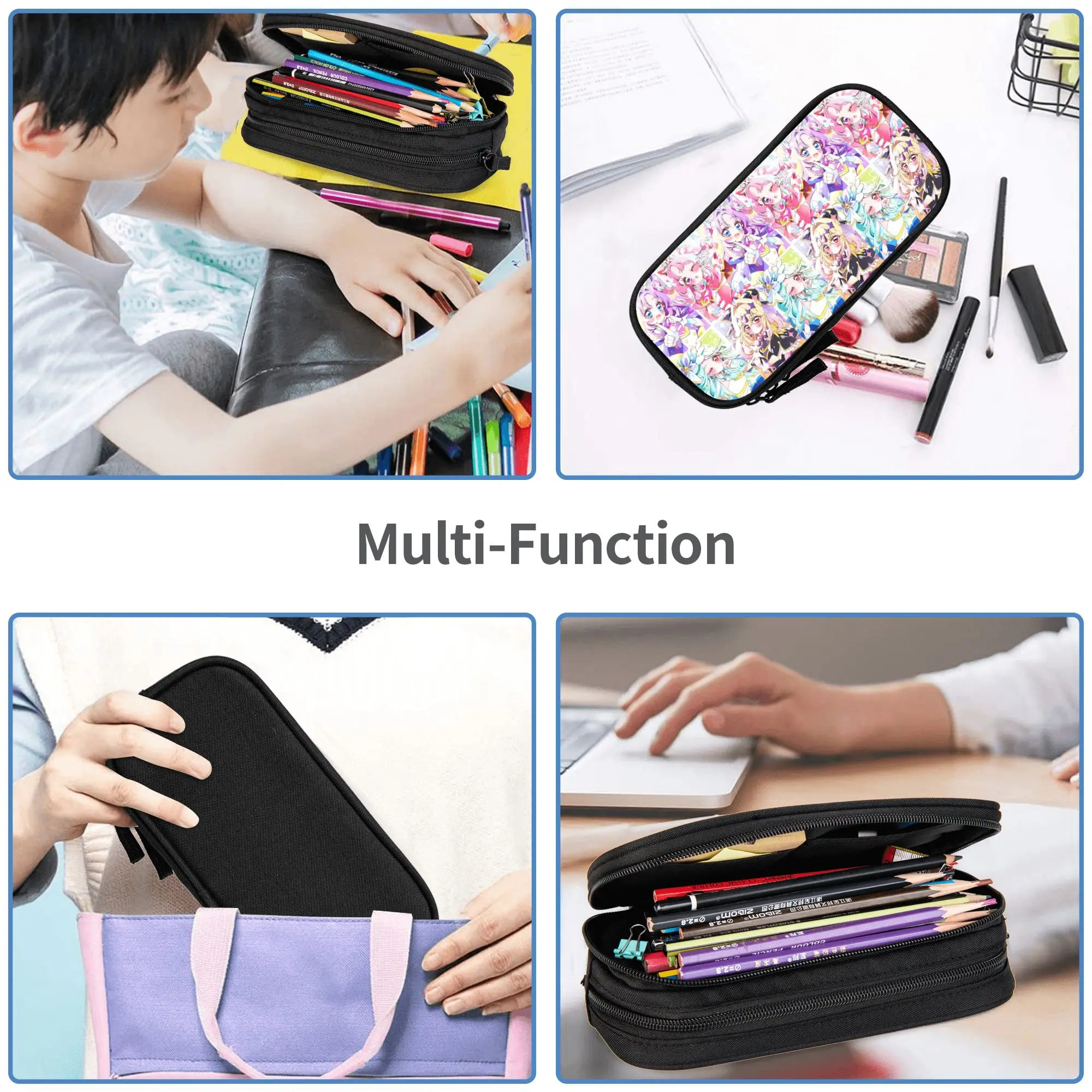 Детские пеналы Custom Pretty Cure большой вместимости для мальчиков и девочек, школьные сумки Meitantei Precure (art.: 3920dc37a9056) - 3920dc37a9056