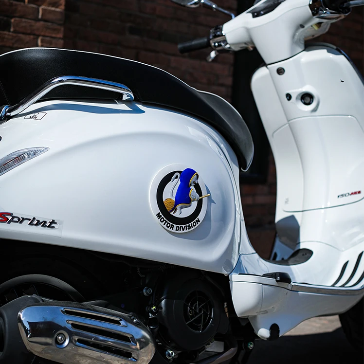 

Motorcycle Collision logo For Vespa Django For Peugeot Spring 125 150 SF3 SF4