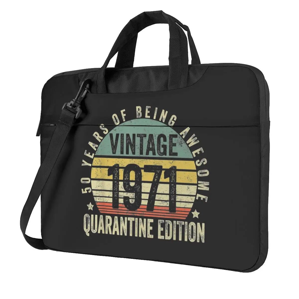 

1971 Limited Edition Quarantine Laptop Bag Meaning For Macbook Air Pro HP Huawei Microsoft Soft Waterproof Case 13 14 15.6 Pouch