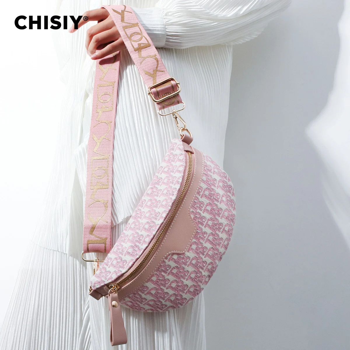 CHISIY Оригинальная Мини-сумка На Слинге Ручной Работы С Красочными Застежками Для