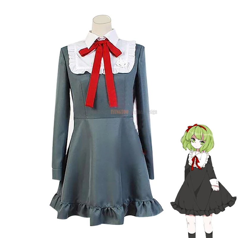 

Danganronpa Another Episode Monaka Cosplay Costumes Anime Uniform Dress Tie Suits Halloween Carnival Party For Women Girls