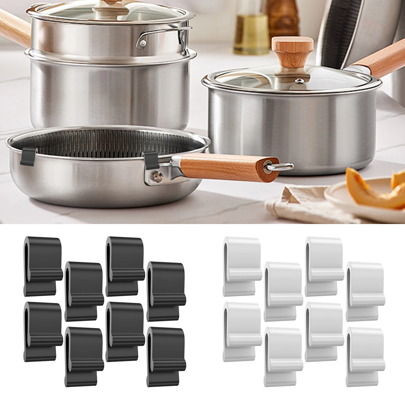 8 шт. зажимы для защиты крышки духовки силиконовые U-образный сменный зажим гибкий