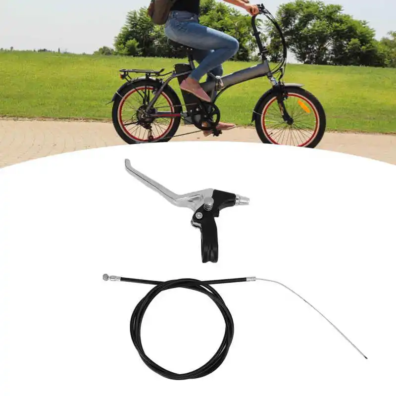 

Bicycle Front Brake Handle Mountain Bike Brake Lever Bicycle Brake Accessories With 1.5m Cable For Bicycle Refitting