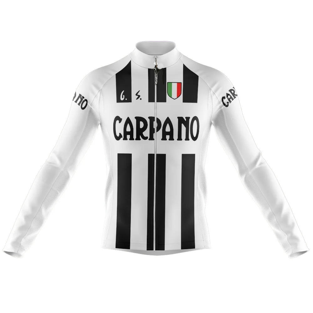

Spring Summer Only Cycling Jerseys CARPANO TEAM RETRO CLASSIC Long Sleeve Men Bike Wear Cycling Clothing