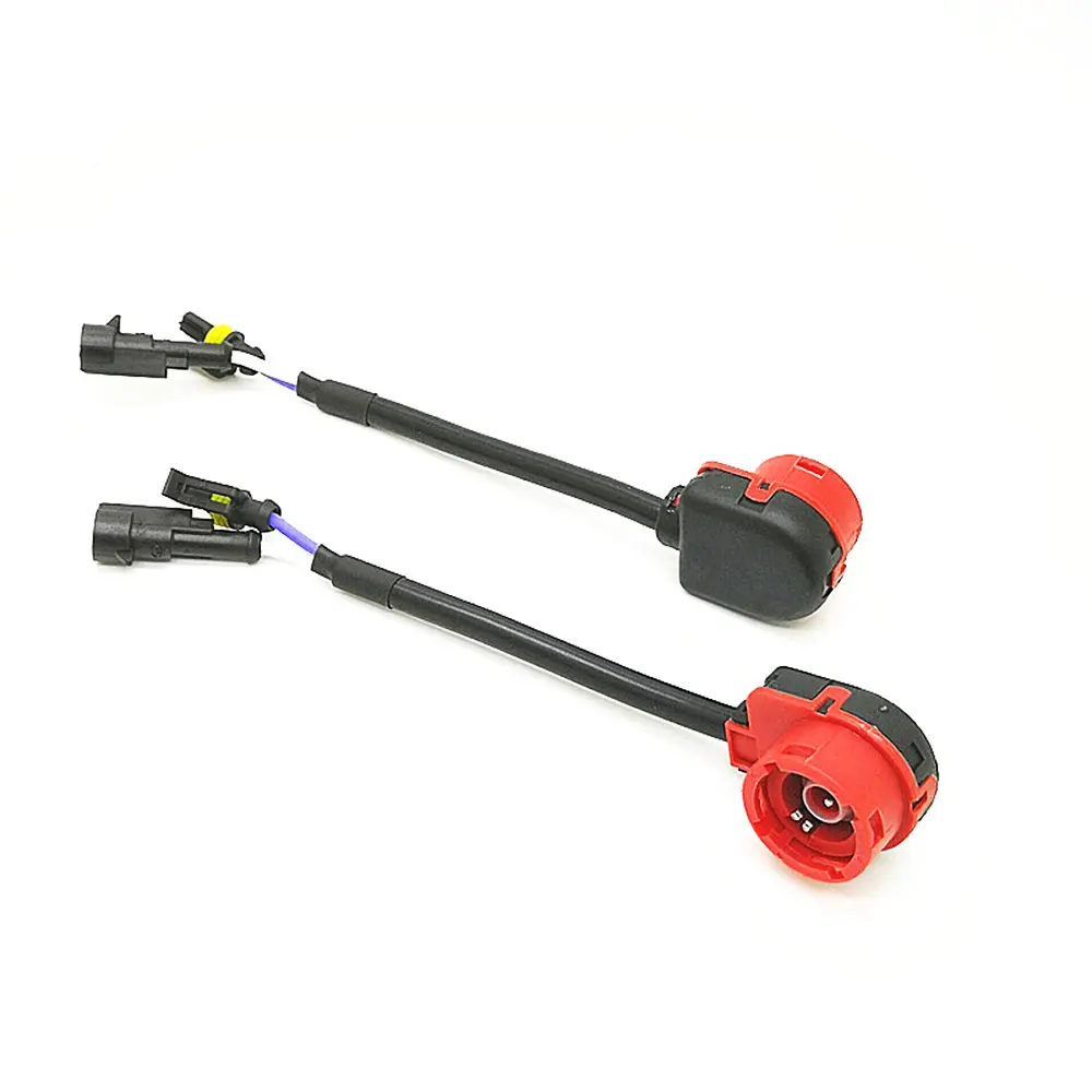 1 пара D2S D2R D2C HID ксеноновая лампа адаптеры для ламп жгут проводов разъем кабеля