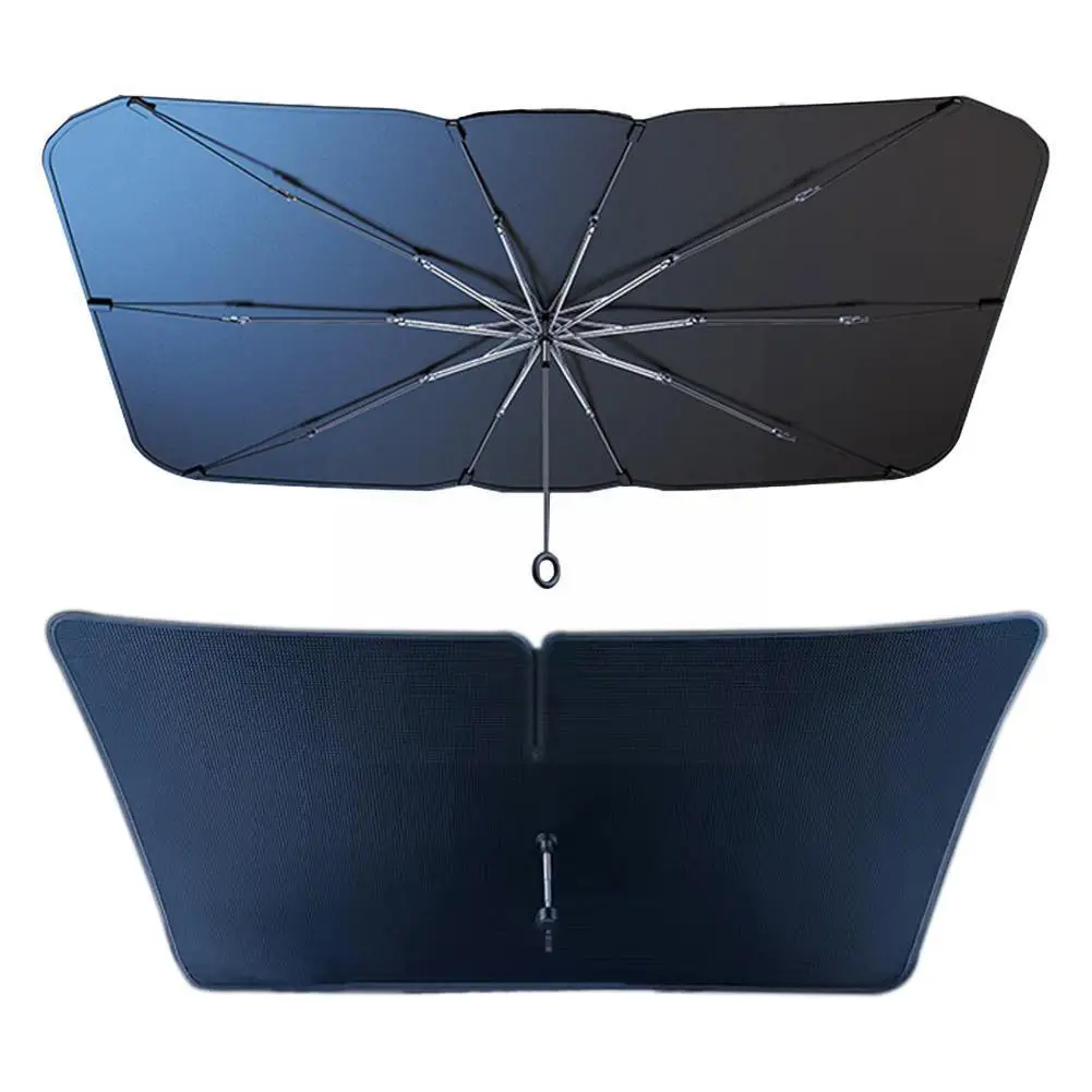 

Автомобильный солнцезащитный зонт на лобовое стекло, передний солнцезащитный зонт, аксессуары, летний Автомобильный складной защитный зонт для сиденья Hea G2H8