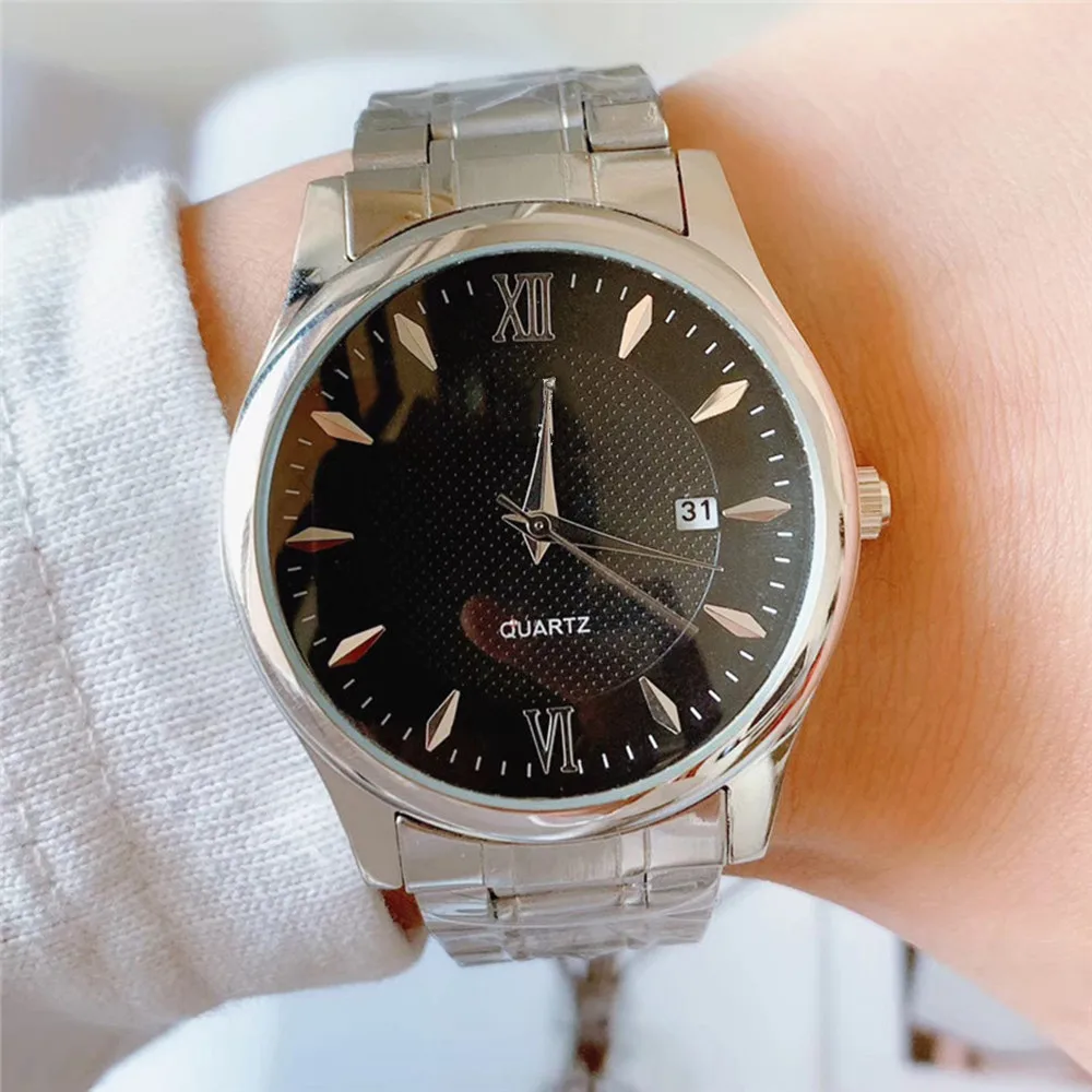 

2022 Men's Classic Three-pin Simple Fashion Quartz Watch stainless Steel Watch Business Watch