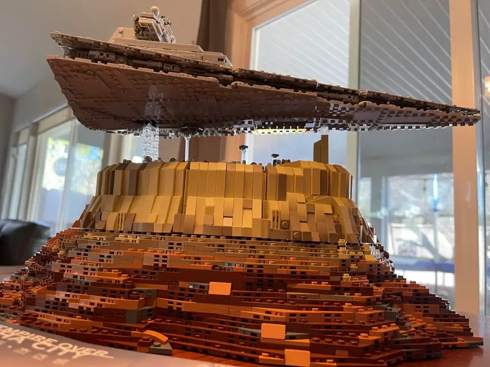 Конструктор Империя над джидой Звездные игрушки Разрушитель из войн круизный