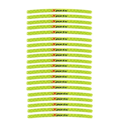 

20X универсальные автомобильные мотоциклетные колеса, светоотражающие полосы, красочные наклейки на ступицу, колесо ночного вождения, авто мотодекор, наклейки на автомобиль