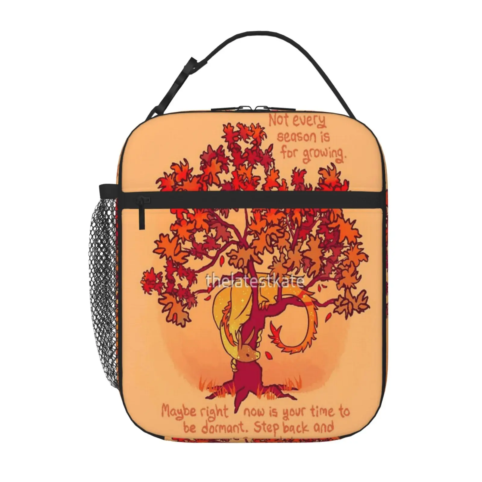 

Not Every Season Is For Growing Fall Dragon Forest Spirit Kawaii Bag Lunchbox Thermal Bags Small Thermal Bag