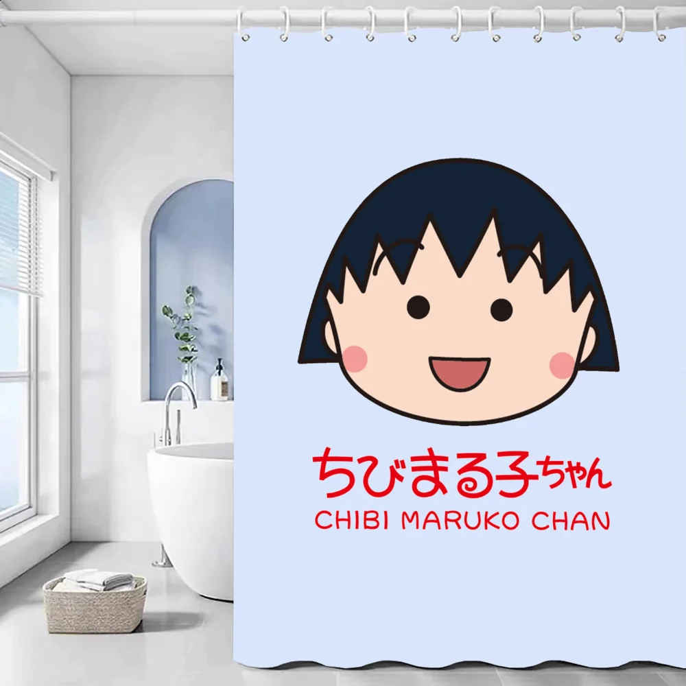 C-Chi-bi Maruko Занавеска Для Душа Ванной Комнаты Водостойкая Современный Стиль