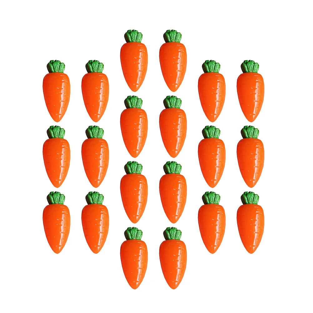 

Carrot Charms Resin Flatback Easter Diy Craft Embellishments Mini Fruit Carrots Beads Bead Clay Crafts Nail Cell Making Bunny