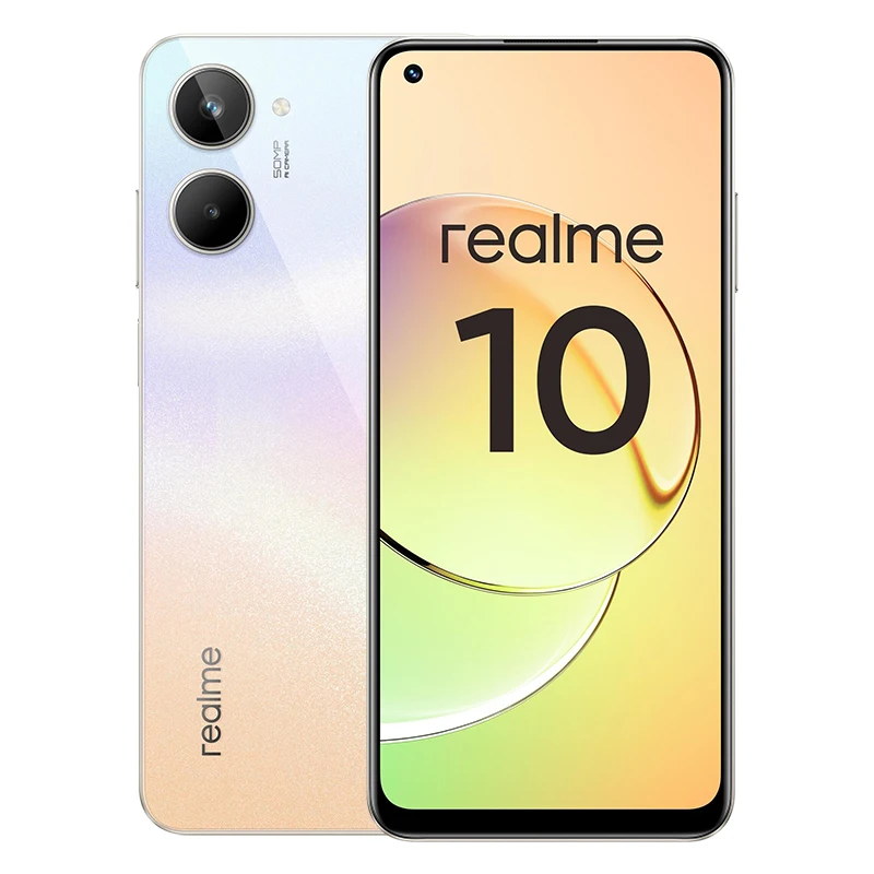 Global Version realme 10 Mobile Phone Helio G99 50MP AI Camera 6.4'' AMOLED Display 5000mAh Battery 33W Charge NFC Smartphone