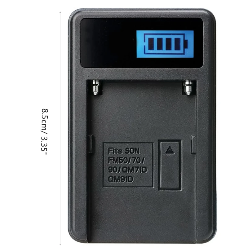 Зарядное устройство NPF550 с ЖК-экраном для аккумуляторов NPF550/F750/F960/F970 NPFM50/FM70/FM90.