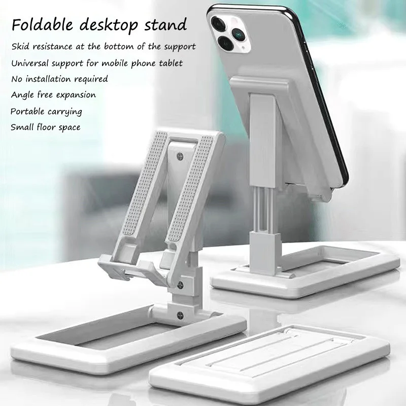 

Small Portable Foldable for Cell Phone Tablet Ipad Stand Support Adjustable Desk Bracket for IPhone Xiaomi Samsung Huawei Holder