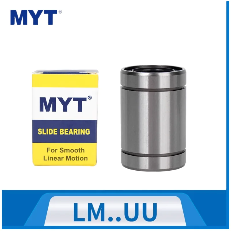 

10 шт./партия MYT прецизионная линейная шариковая втулка Подшипник ползунок LM3 4 LM6UU LM8UU LM12UU LM16UU LM20UU Запчасти для 3D-принтера с ЧПУ