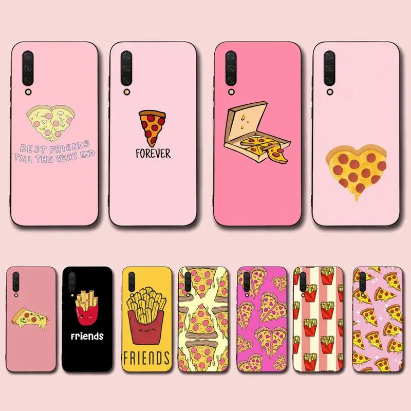 

Pizza Best Friends BFF Phone Case for Xiaomi mi 5 6 8 9 10 lite pro SE Mix 2s 3 F1 Max2 3
