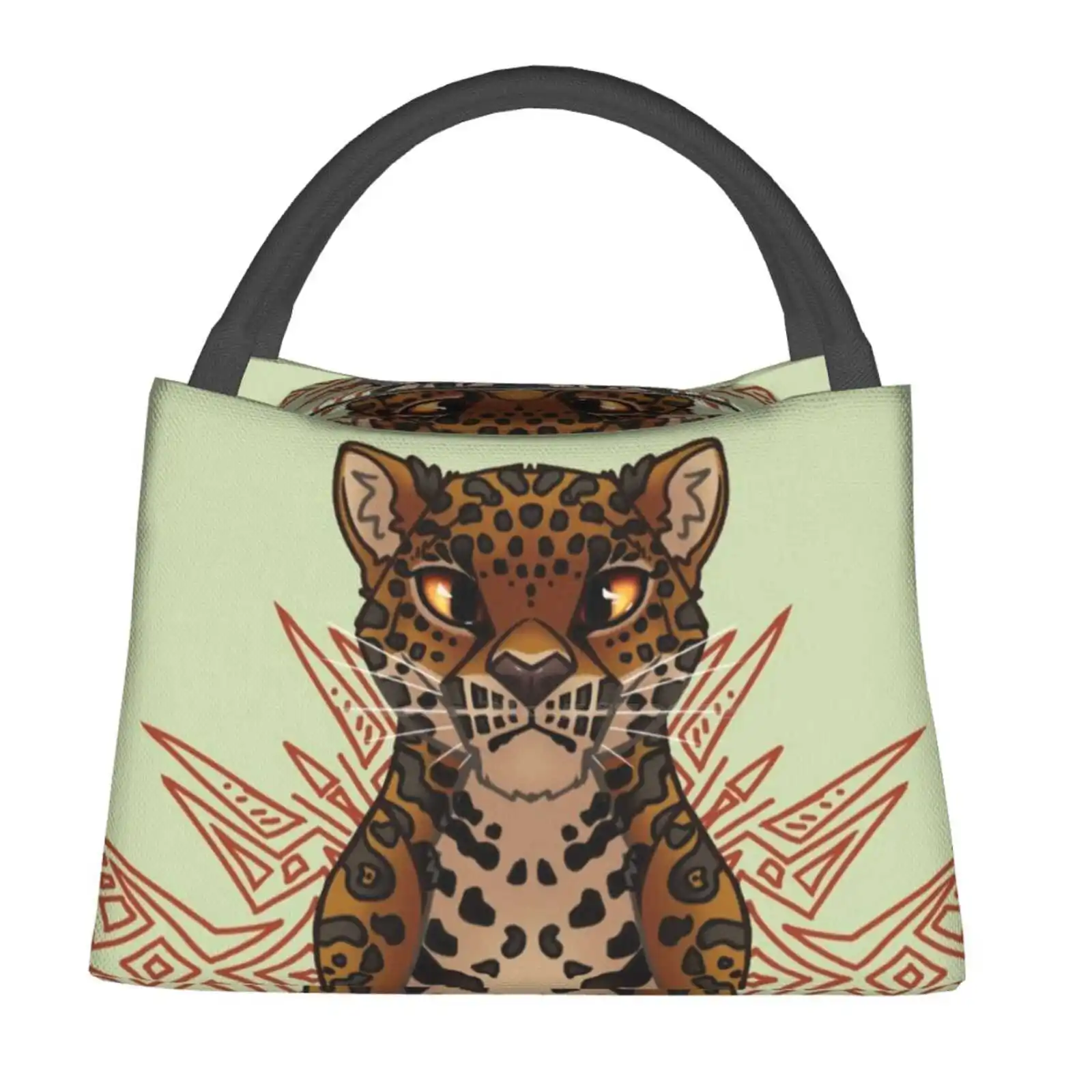 

Изолированная сумка с Ягуаром для путешествий, обеда, пикника, ужина, школьный Кот, большой кот, дикая кошка, животное, существо, дикая природа