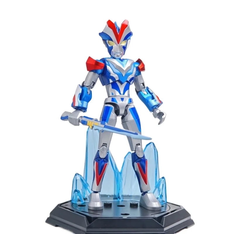 Фото Конструктор Keeppley Fantastic Building Blocks Ultraman ZERO 3-го издания Aex Sero, коллекционная фигурка-сюрприз, развивающая игрушка-головоломка, подарок №4