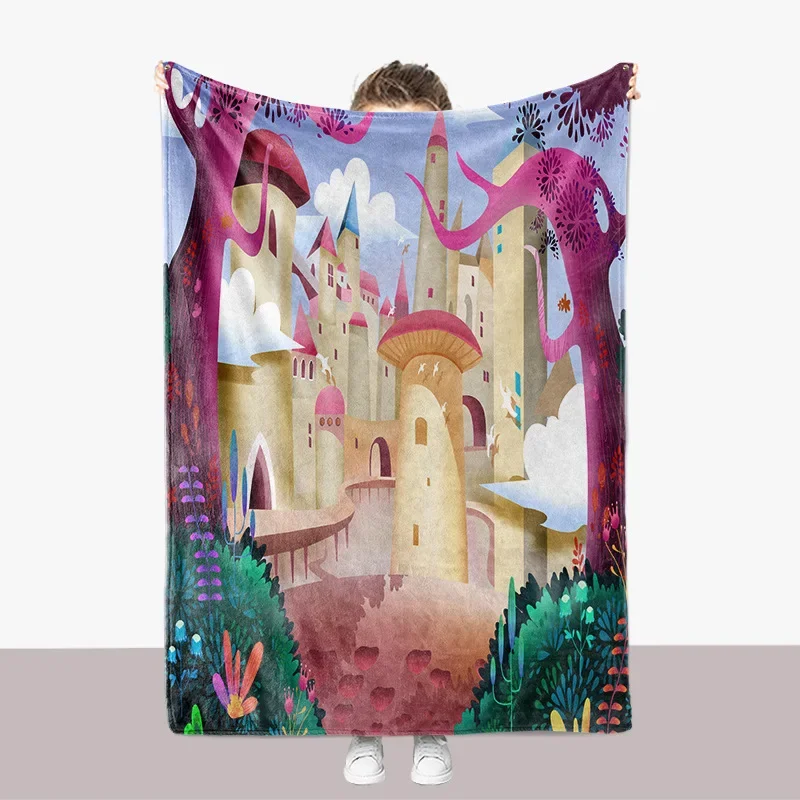 Magic and Wonderland Серия Мягкое Теплое Фланелевое Одеяло Королевский Размер