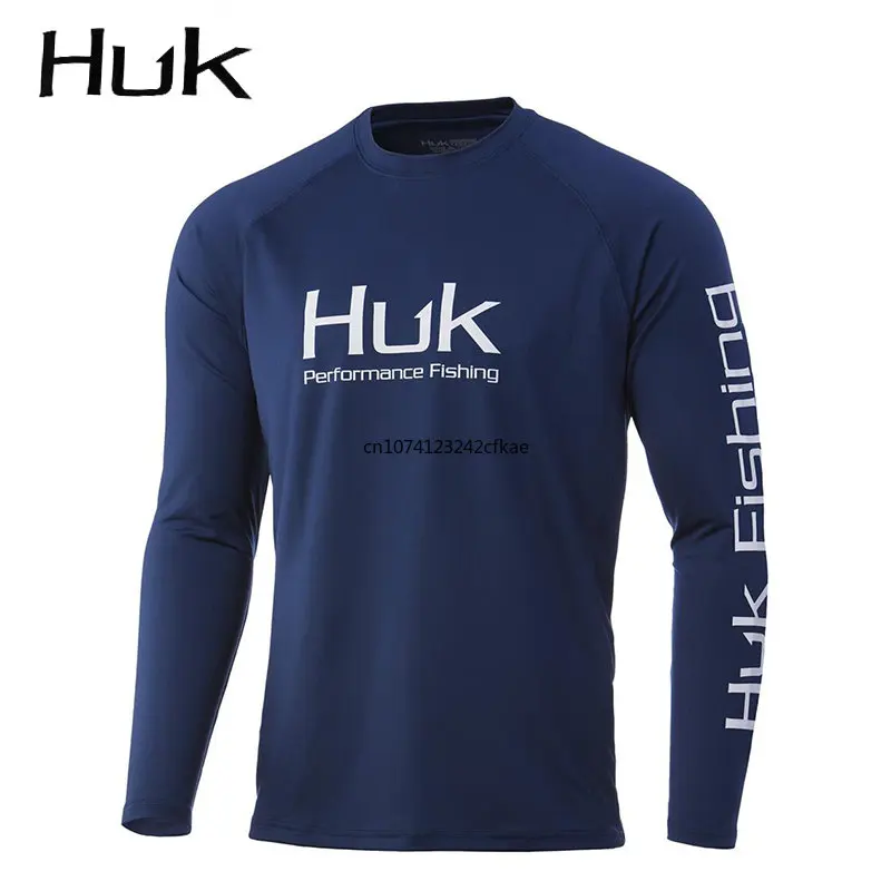 

HUK Fishing Shirts Clothing Long Sleeve Summer Autumn Quick-Drying Breathable Anti-UV Sun Protection T Shirt Clothes Jersey Tops