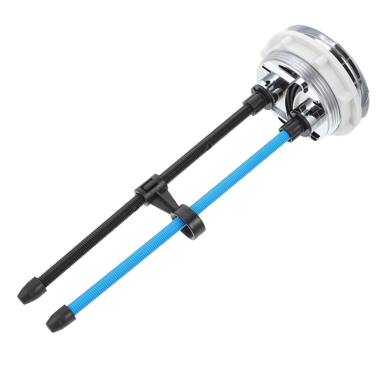 

Toilet Tank Button Bathroom Switch Accessory Round Double Practical Durable Component