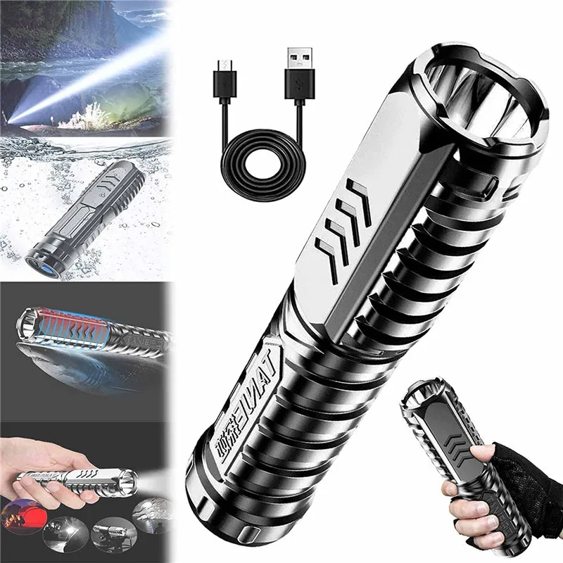 

Outdoor Strong Flashlight Portable Flashlight Forces Flashlight Special Flashlight Commonly Household Used Lighting Light