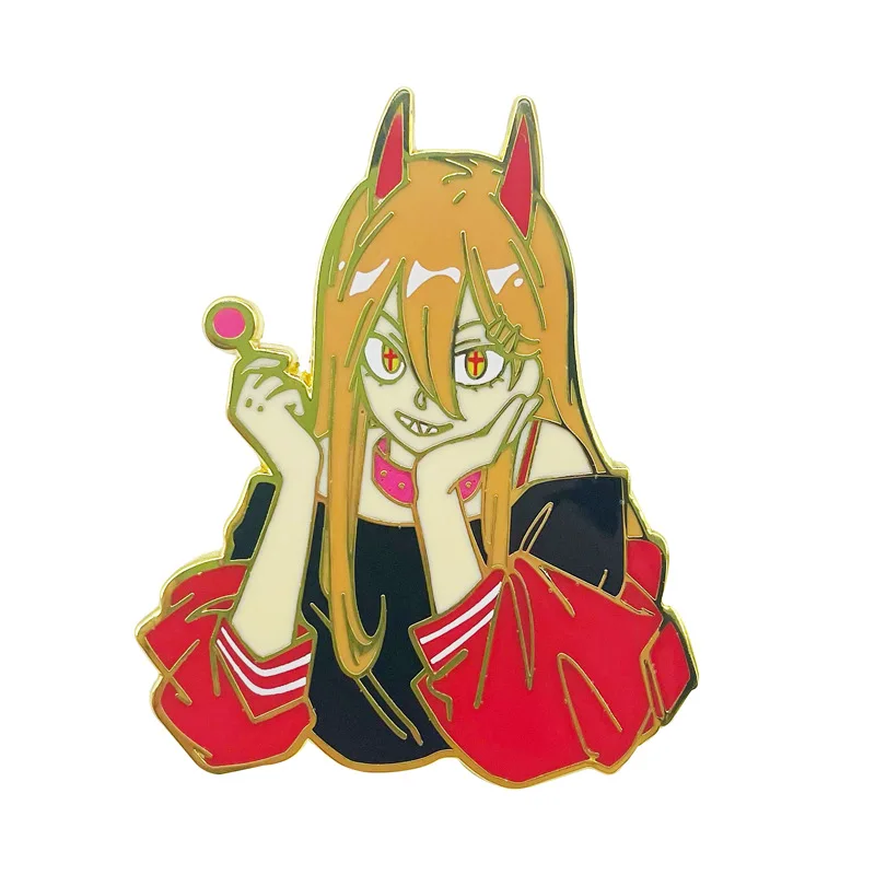 

Chainsaw Man Anime Pins Lapel Pins for Man Women Enamel Pin Collar Badges Accessories Jewelry Backpack Brooch for Clothes Gift