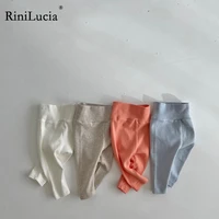 rinilucia leggings girls cotton tights trousers kids skinny solid color children pants for baby girls pants autumn