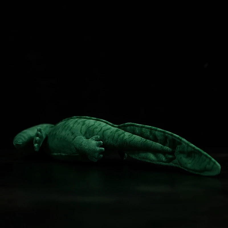 Фото Милая Diplocaulus, мягкая плюшевая игрушка, реалистичная имитация, оригинальная палеонтическая серия, модель животного, кукла, детский подарок Audlt №4