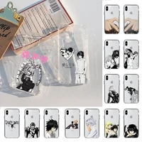 anime manga death note ryuk phone case for iphone 11 12 13 mini pro xs max 8 7 6 6s plus x 5s se 2020 xr case