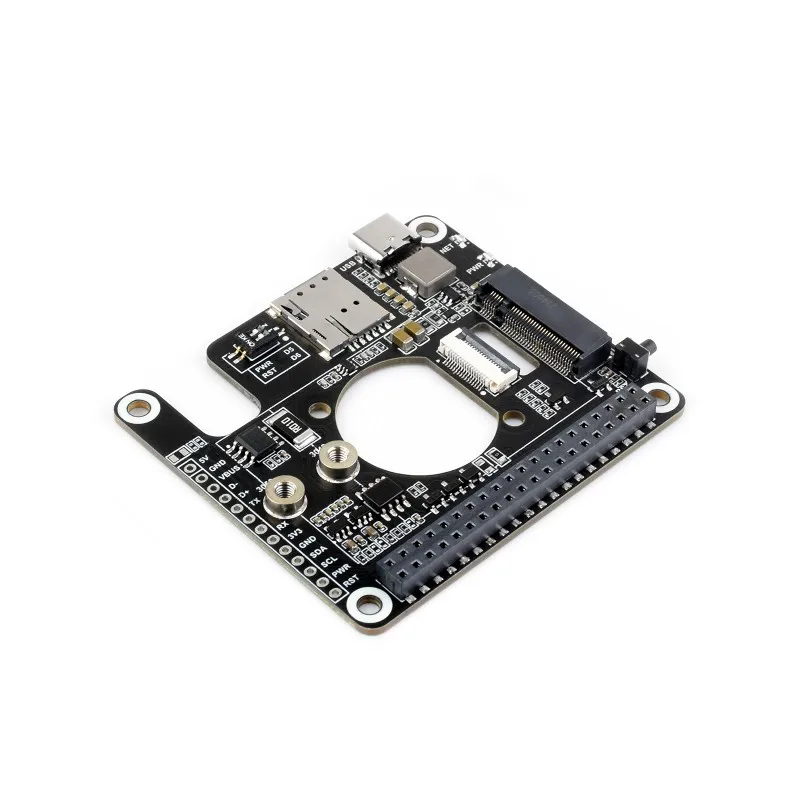 PCIe для Φ/4G/HAT разработан Raspberry Pi 5 совместим с 3042/3052 модулями SIMCom/Quectel 5G