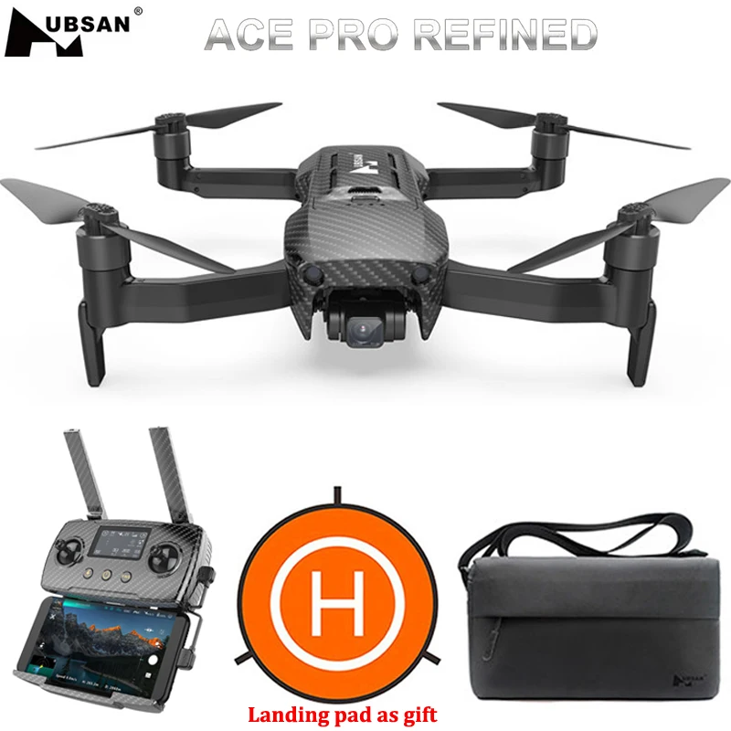 

Квадрокоптер Hubsan ACE PRO с 3-осевым шарнирным замком и камерой 4K