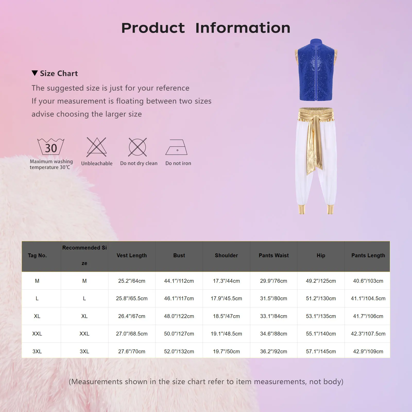 Мужской костюм на Хэллоуин арабский принц косплей Аладин маскарадный жилет с