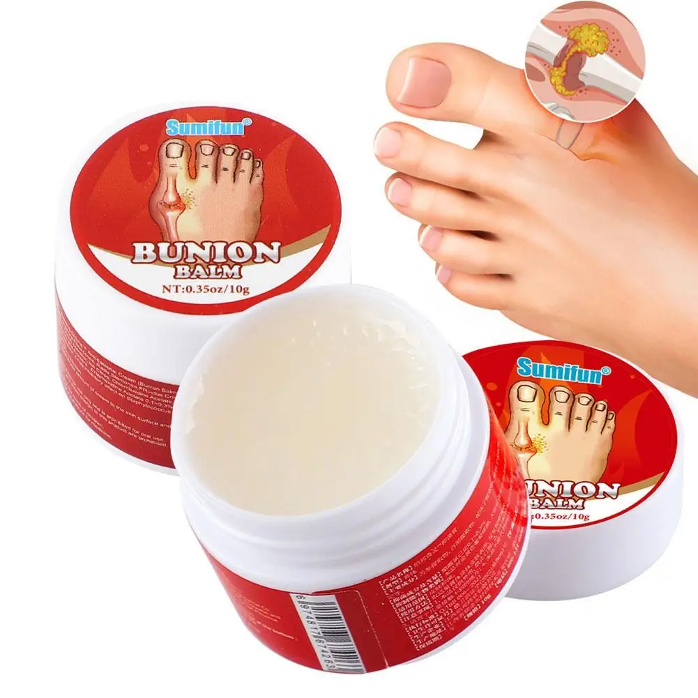

Sdotter 10ml Bunion Cream Gout Treatment Ointment Joint Hallux Valgus Pain Relief Arthritis Cream Bunion Medical Herbs Foot Heal