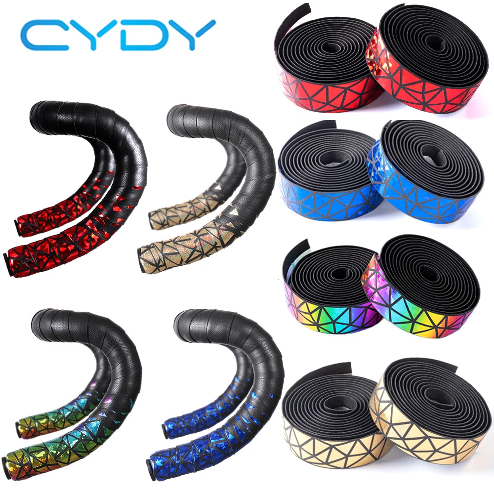 

CYDY Road bicycle handlebars with curved handlebars and colorful UP+EVA material for sweat absorption and breathability