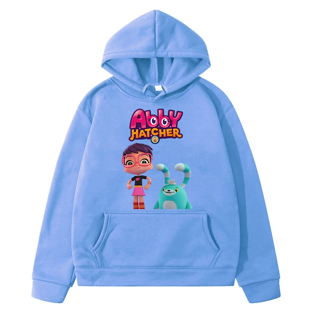 Толстовка с капюшоном для мальчиков и девочек милый свитшот мультяшным принтом