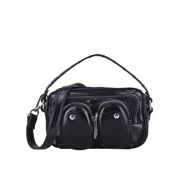 

Messenger Bag One Shoulder Handbag Leather Camera Shape Luxury Reproduction Chain 2023 Fashion Designer Free Shipping Retro New