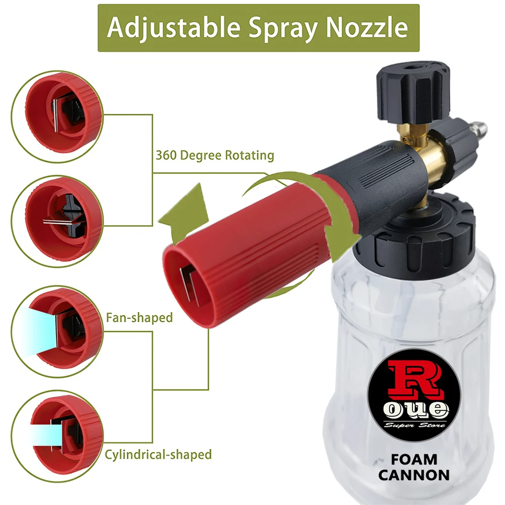 Пенная насадка пенораспылитель для шлангов моек высокого давления керхер