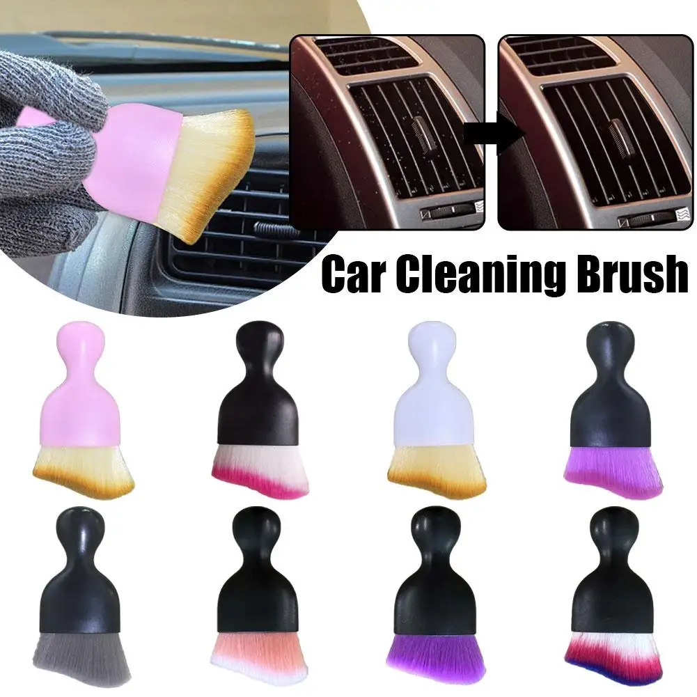 

Car Interior Cleaning Soft Brush Dashboard Air Outlet Detailing Brushes Office Tools Clean Dust Sweeping Home G8T0