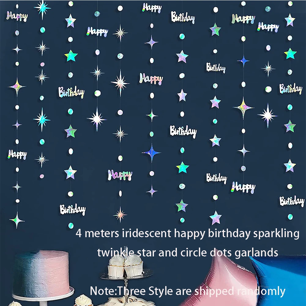 

Золотые бумажные гирлянды для дня рождения