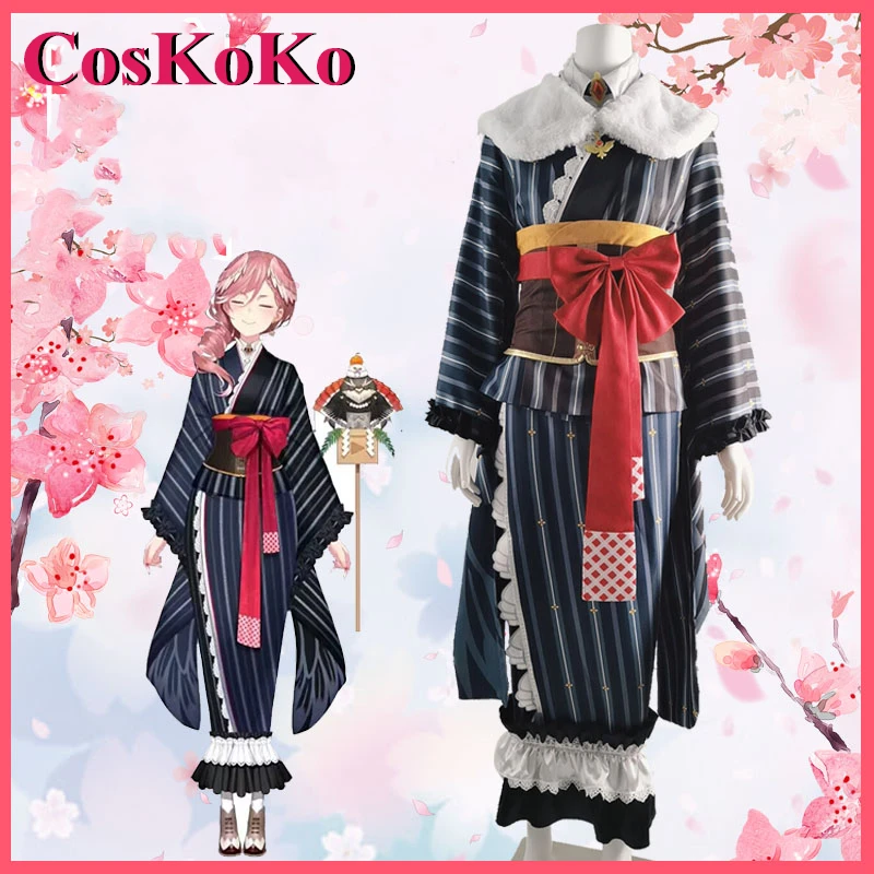 

CosKoKo Takane Lui Cosplay Anime Vtuber Hololive HoloX Costume Bathrobe Kimono Uniform Women Party Role Play Clothing S-XXL