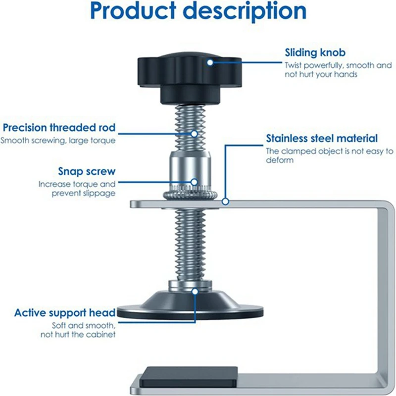 GTBL 8 шт. деревообрабатывающие зажимы для шкафа