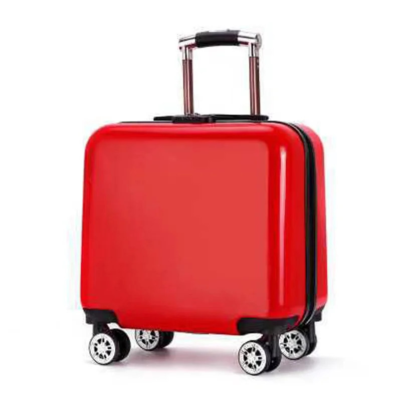 

New 18 inch ABS luggage kid's Rolling Luggage set Women travel trolley suitcase with wheels
